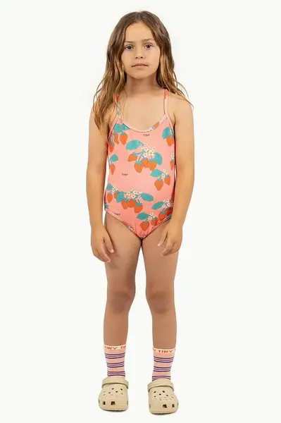 Tinycottons Jednodílné dětské plavky Tinycottons STRAWBERRIES SWIMSUIT