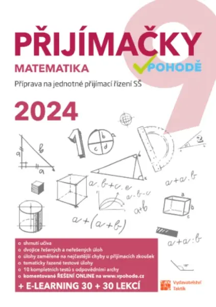 Přijímačky 9 Matematika + E-learning 2024 - Marcela Šefcová