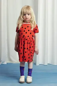 Dětské bavlněné šaty Mini Rodini Dots