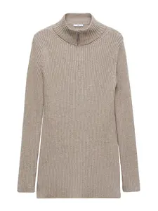 MANGO Sveter 'Kiki'  tmavošedá