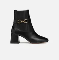 Black women's ankle boots Geox Coronilla - Women's