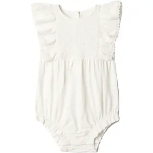 GAP CROCHET YOKE BUBBLE Dívčí body, bílá, velikost
