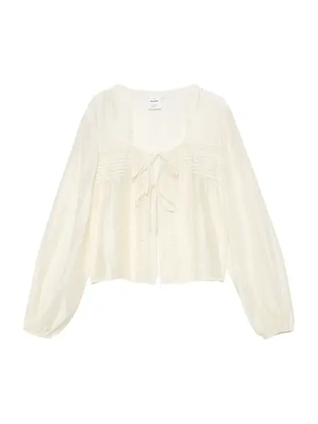 Pull&Bear Blúzka  biela ako vlna