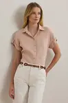 Lněná košile Lauren Ralph Lauren