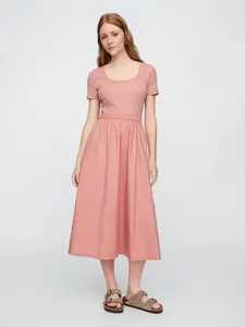 GAP Midi dress with pockets - Women's