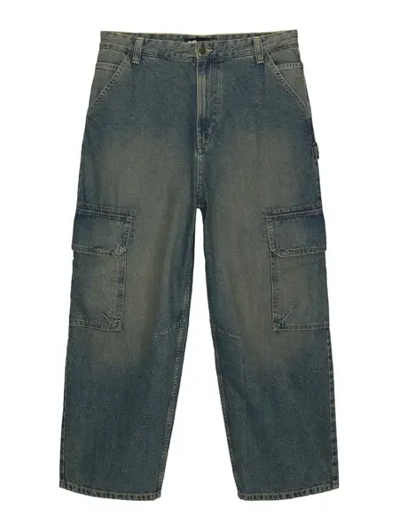 Pull&Bear Rifľové kapsáče  tmavomodrá