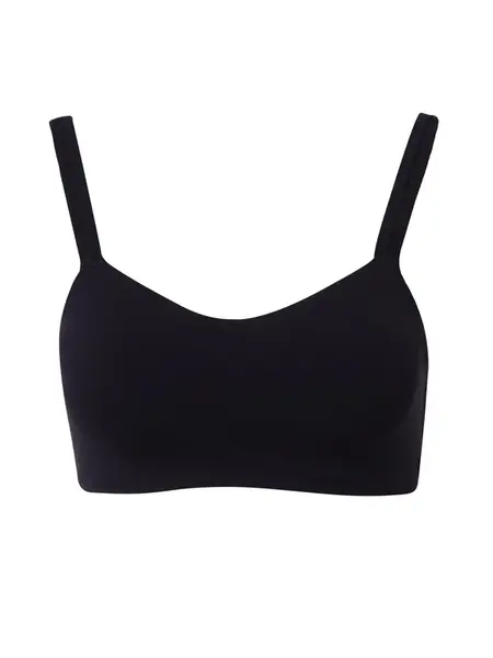 NIKE Športová podprsenka  čierna / biela