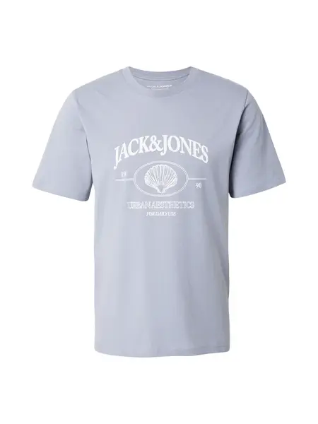 JACK & JONES Tričko 'JORNANTUCKET'  opálová / biela