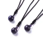 Natural Amethyst Pendant Necklaces