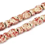 Spray Painted Synthetic Turquoise Beads Strands