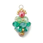 Glass Christmas Tree Pendants