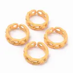 Spray Painted Alloy Cuff Rings