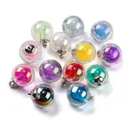 AB Color Resin Round Pendants