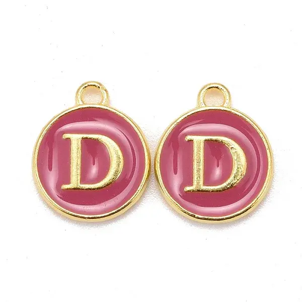 Golden Plated Alloy Enamel Charms