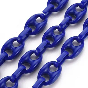 Handmade Opaque Acrylic Link Chains