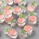 Transparent Enamel Acrylic Beads