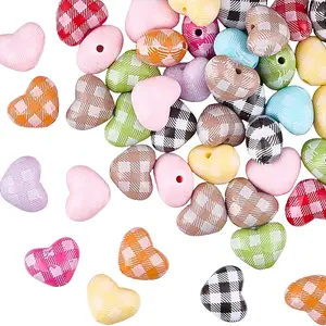 50Pcs Opaque Acrylic Beads