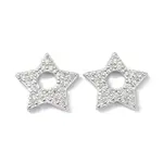 Brass Micro Pave Cubic Zirconia Pendants