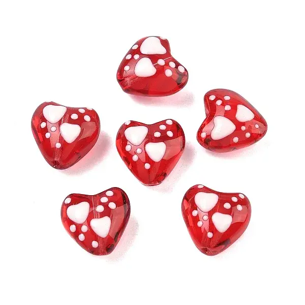 Transparent Glass Enamel Beads
