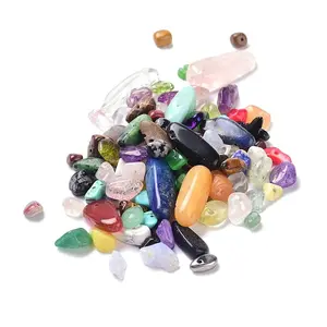 Natural & Synthetic Mixed Gemstone Beads