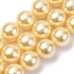 Electroplated Shell Pearl Beads Strands