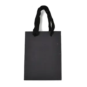 Paper Gift Tote Bags with Ribbon Handles