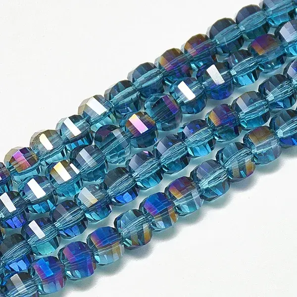 Electroplate Glass Beads Strands