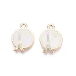 Rack Plating Alloy Enamel Pendants