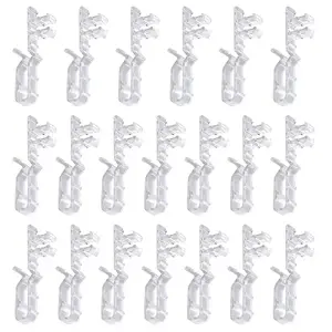 20Pcs PC Plastic Curtain Overlay Clips