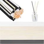150Pcs 5 Colors Fiber Diffuser Replacement Sticks