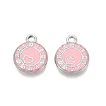 Rack Plating Alloy Enamel Pendants
