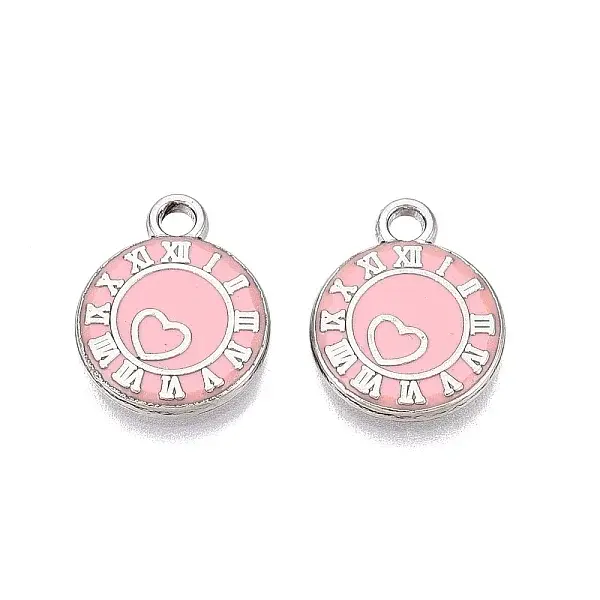 Rack Plating Alloy Enamel Pendants