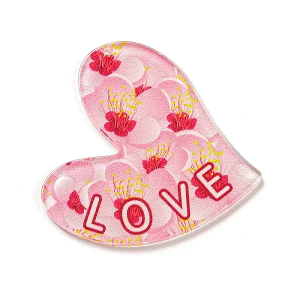 Valentine's Day Acrylic Pendants