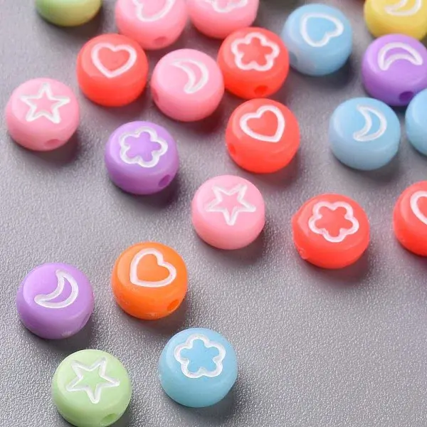 Opaque Acrylic Beads