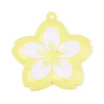 Spray Painted Alloy Big Pendants