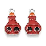 Halloween Theme Alloy and Enamel Pendants