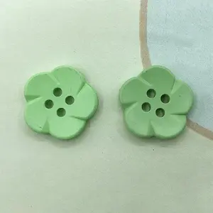 Spray Painted Plastic Buttons