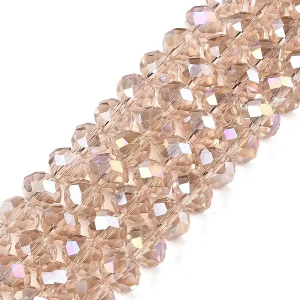 Electroplate Glass Beads Strands