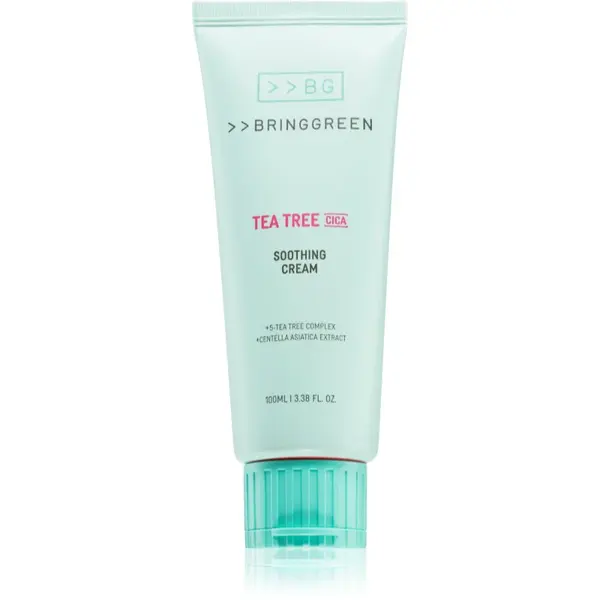 BRINGGREEN Tea Tree Cica Soothing Cream Plus intenzivně vyživující krém se zklidňujícím účinkem 100 ml