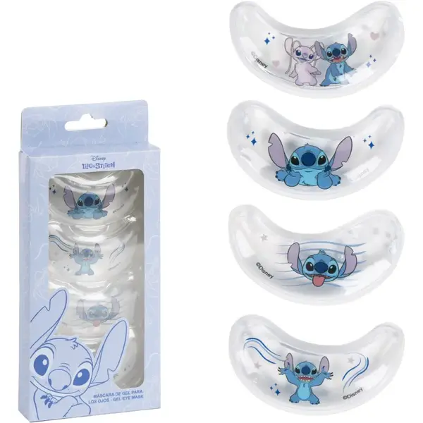 Disney Stitch Gel Care Set hydrogélové vankúšiky proti kruhom pod očami 4 ks