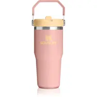 Stanley IceFlow™ Flip Straw 2.0 Tumbler termofľaša z nehrdzavejúcej ocele Peach Rose 410 ml