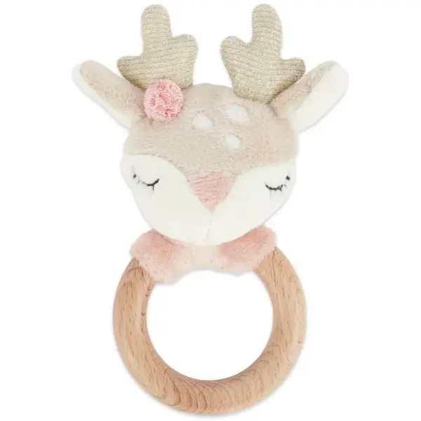 Bieco Grasping Toy with Rattle Fawn Ella hračka s hrkálkou 0 m+ 1 ks