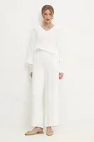 Bavlněná souprava Answear.LAB bílá barva