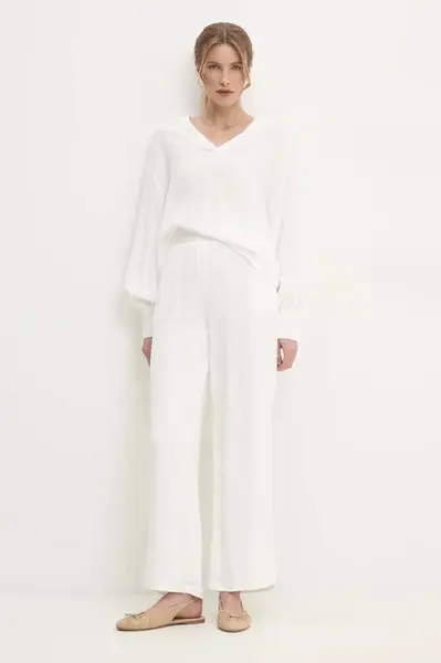 Bavlněná souprava Answear.LAB bílá barva