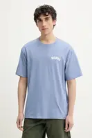 Bavlněné tričko Dickies modrá barva, s potiskem, DK0A4Z95K371