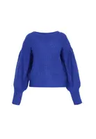 IZIA Oversize sveter  modrá