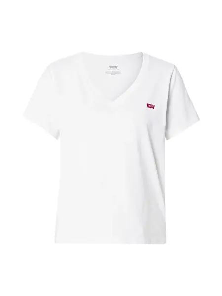 LEVI'S ® Tričko 'Favorite Cotton V-Neck Tee'  biela