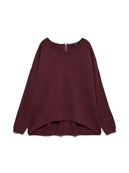 VERO MODA Sveter 'VMBREEZE'  purpurová