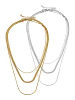 ABOUT YOU Retiazka  zlatá / strieborná