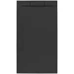 Sprchová vanička obdĺžniková SAT Fusion 140x80 cm liaty mramor Grafito SATFU14080G